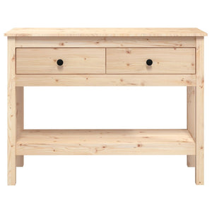 Tavolo Consolle 100x35x75 cm in Legno Massello di Pino cod mxl 13746