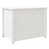 Tavolino da Salotto Bianco 71x49x55cm in Legno Massello di Pino