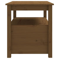 Tavolino da Salotto Miele 71x49x55 cm in Legno Massello di Pino 820939