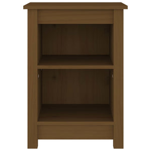 Comodini 2 pz Miele 40x35x55 cm in Legno Massello di Pino