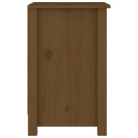 Comodini 2 pz Miele 40x35x55 cm in Legno Massello di Pino