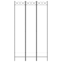 Divisorio a 3 Pannelli bianco 120x220 cm in Tessuto 350162