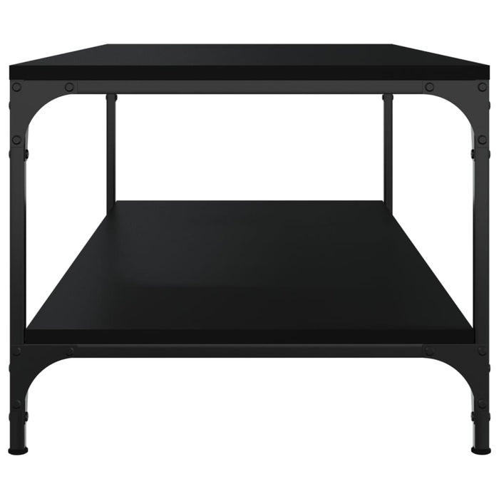 Tavolino da Salotto Nero 80x50x40 cm in Legno Multistrato cod mxl 24161