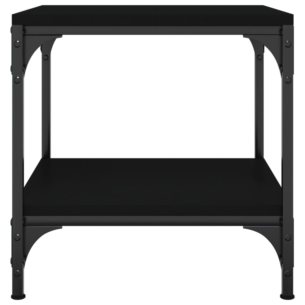 Tavolino da Salotto Nero 50x50x40 cm in Legno Multistrato cod mxl 27021