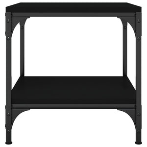 Tavolino da Salotto Nero 50x50x40 cm in Legno Multistrato cod mxl 27021