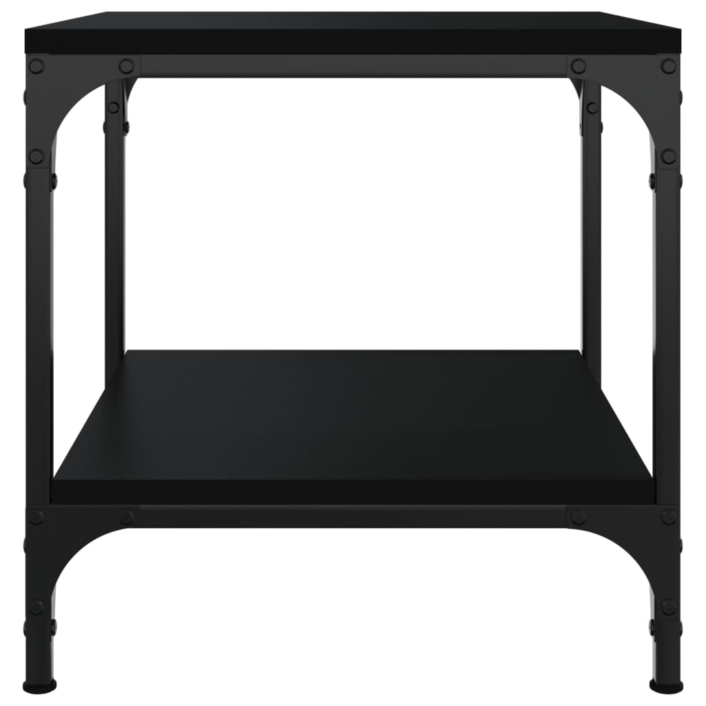 Tavolino da Salotto Nero 50x50x40 cm in Legno Multistrato cod mxl 27021