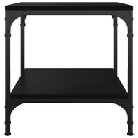 Tavolino da Salotto Nero 50x50x40 cm in Legno Multistrato 819372