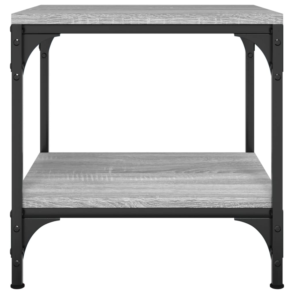 Tavolini 2pz grigio sonoma 40x40x40 cm in Legno Multistrato 819384