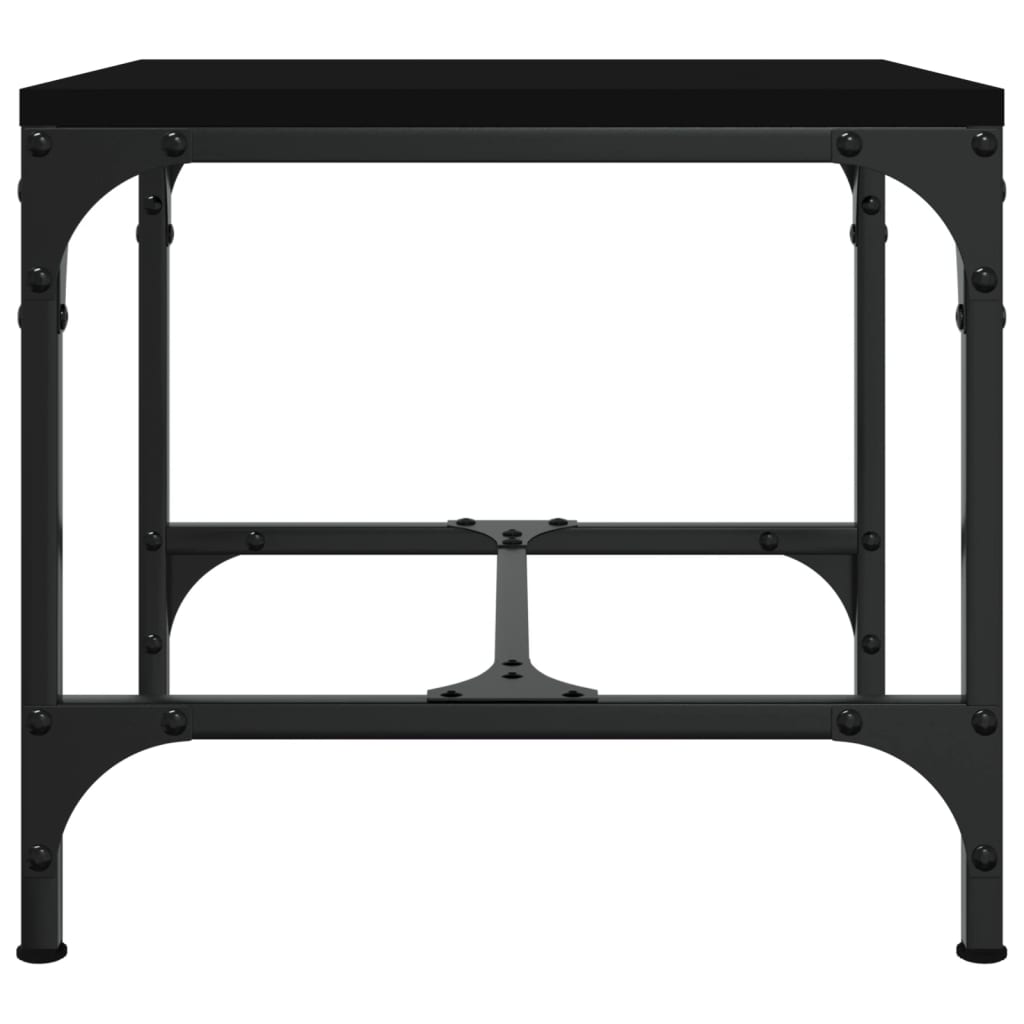 Tavolino Nero 40x40x35 cm in Legno Multistrato 819402