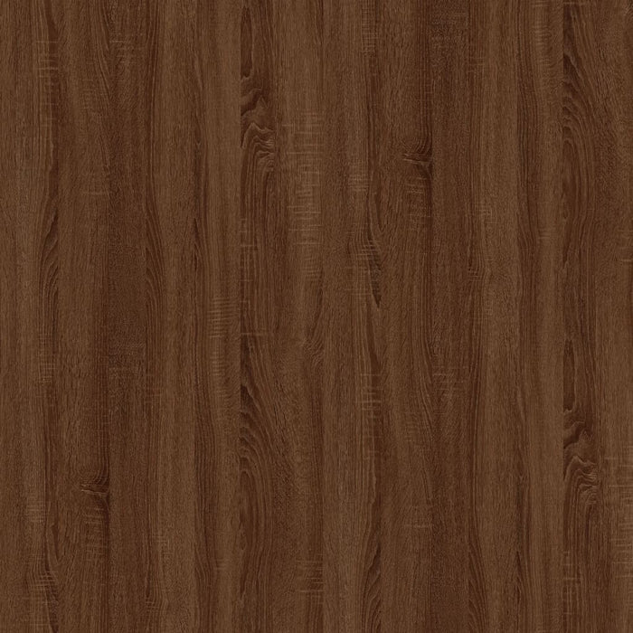 Tavolino da Salotto Rovere Marrone 40x40x35cm Legno Multistrato