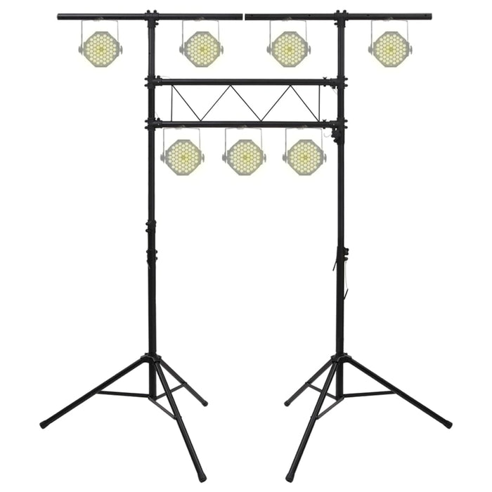 Stativo per Luci Nero 238x115x(180-300) cm Acciaio cod mxl 64509