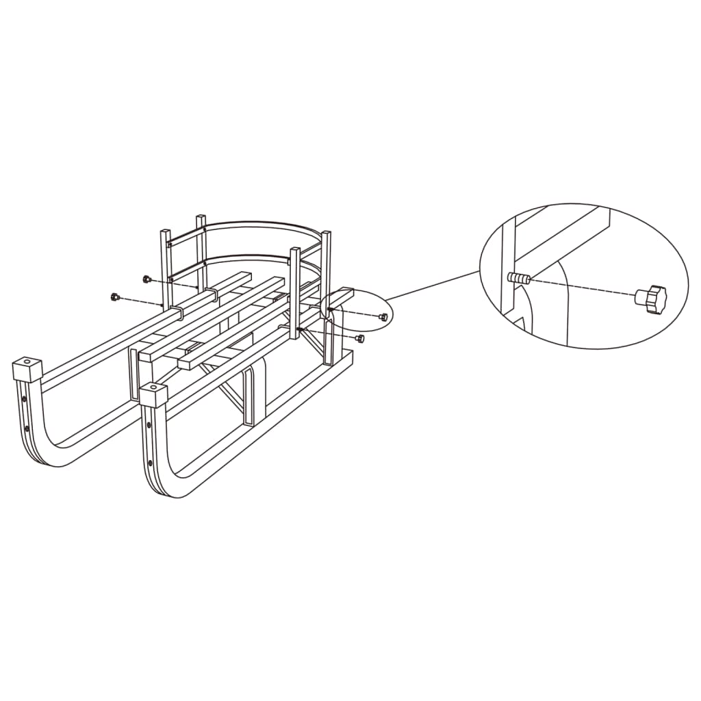 Schienale per Slitta Blu in Compensato cod mxl 75425