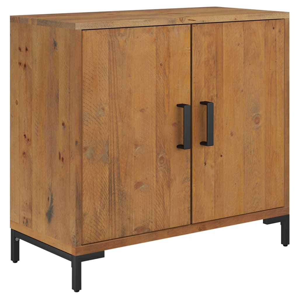 Credenza Marrone 75x35x70 cm in Legno Massello di Pino 349923