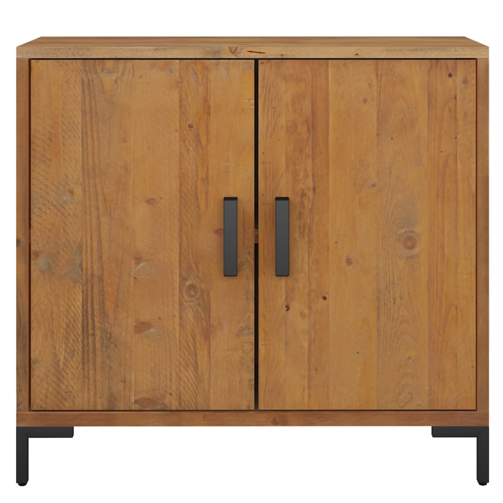 Credenza Marrone 75x35x70 cm in Legno Massello di Pino 349923