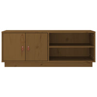 Mobile Porta TV Miele 105x34x40 cm in Legno Massello di Pino cod 10822