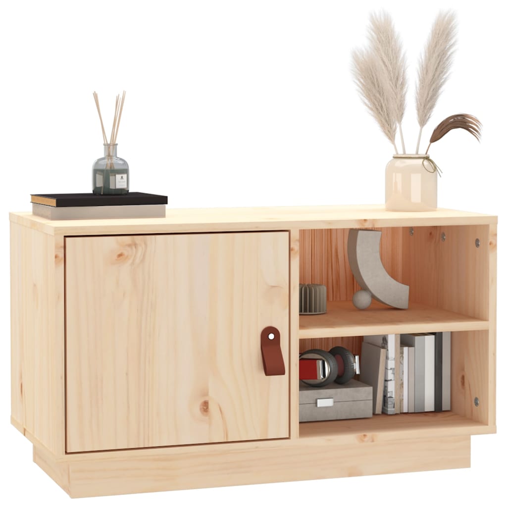 Mobile Porta TV 70x34x40 cm in Legno Massello di Pino cod mxl 6679