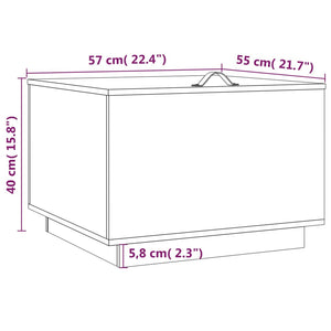 Contenitori Portaoggetti con Coperchi 3 pz Legno Massello Pino