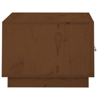 Tavolino da Salotto Miele 80x50x35 cm in Legno Massello di Pino cod 9466