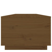 Tavolino da Salotto Miele 100x50x35 cm Legno Massello di Pino cod mxl 25690