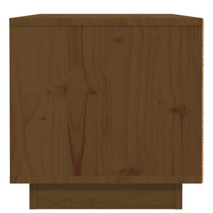 Comodino ambra 40x34x35 cm in Legno Massello di Pino 818291