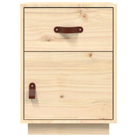 Comodini 2 pz 40x34x55 cm in Legno Massello di Pino cod mxl 30431