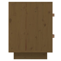 Comodini 2 pz Miele 40x34x45 cm in Legno Massello di Pino cod mxl 29900