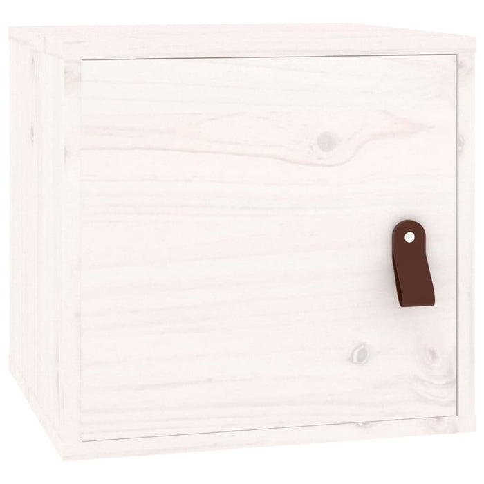 Pensili 2pz Bianchi 31,5x30x30 cm in Legno Massello di Pino cod mxl 51121