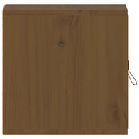 Pensile Marrone Miele 31,5x30x30 cm in Legno Massello di Pino 818361