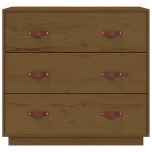 Credenza Miele 80x40x75 cm in Legno Massello di Pino