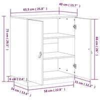 Credenza 65,5x40x75 cm in Legno Massello di Pino 820117