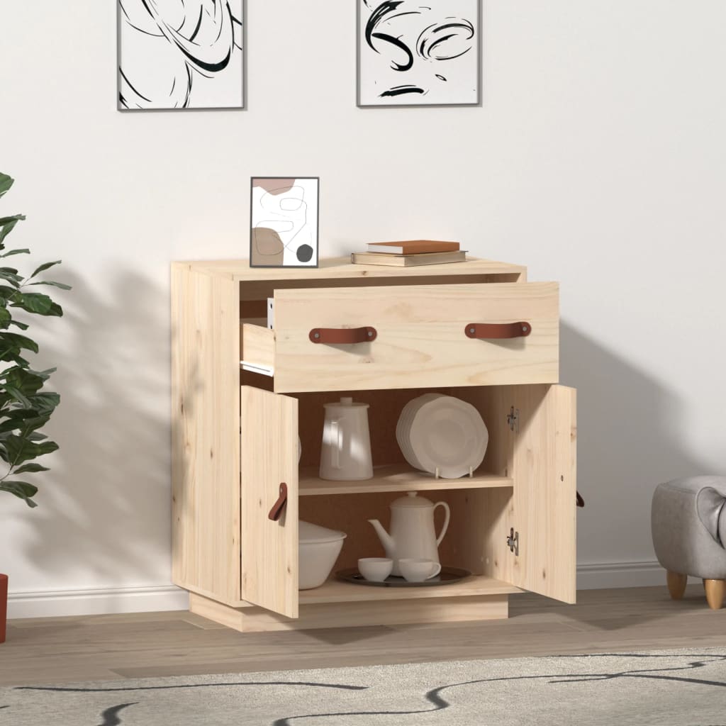 Credenza 65,5x40x75 cm in Legno Massello di Pino 820127