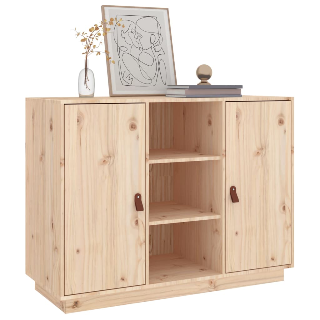 Credenza 100x40x75 cm in Legno Massello di Pino cod mxl 9392