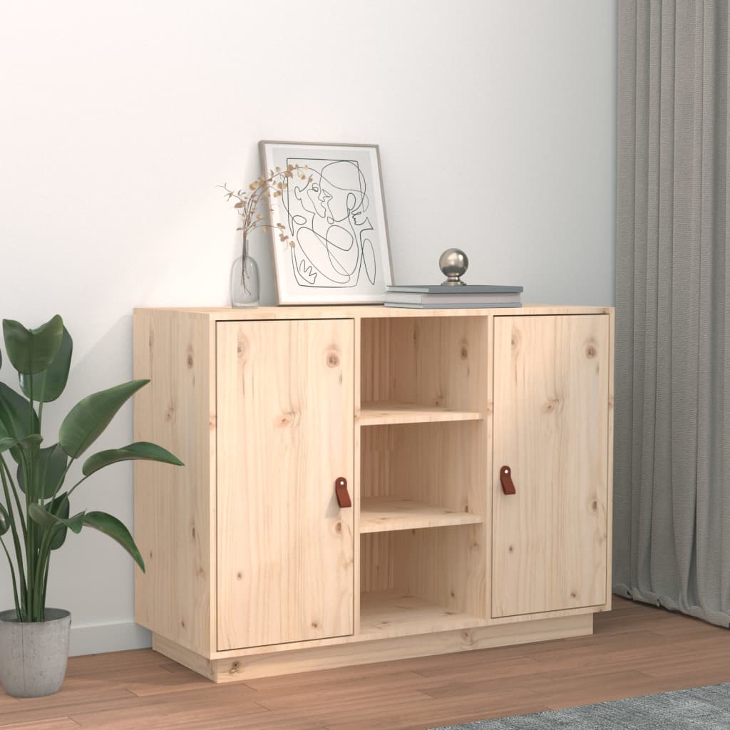 Credenza 100x40x75 cm in Legno Massello di Pino cod mxl 9392