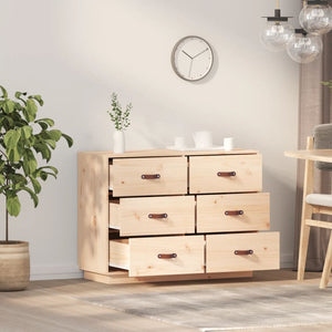 Credenza 100x40x75 cm in Legno Massello di Pino cod mxl 47596