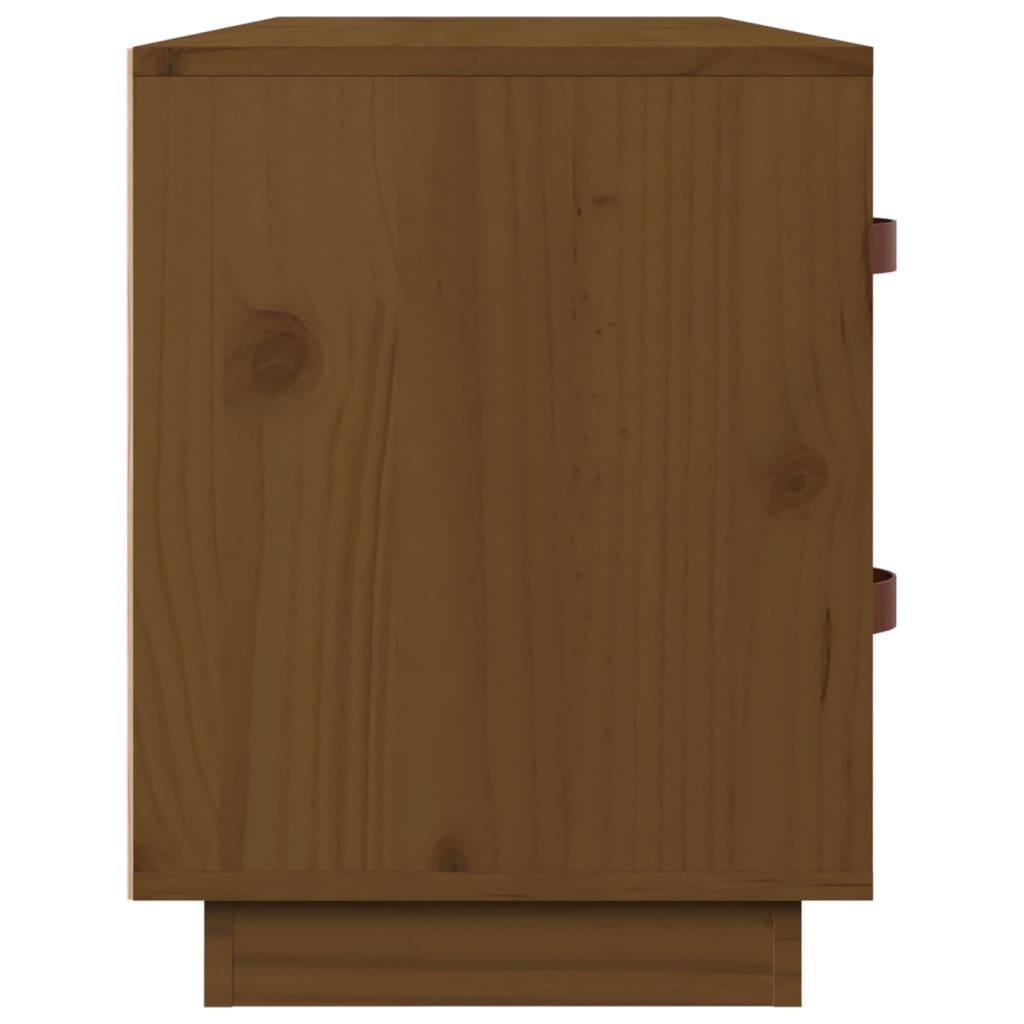 Scarpiera Miele 100x34x45 cm in Legno Massello di Pino cod 9508