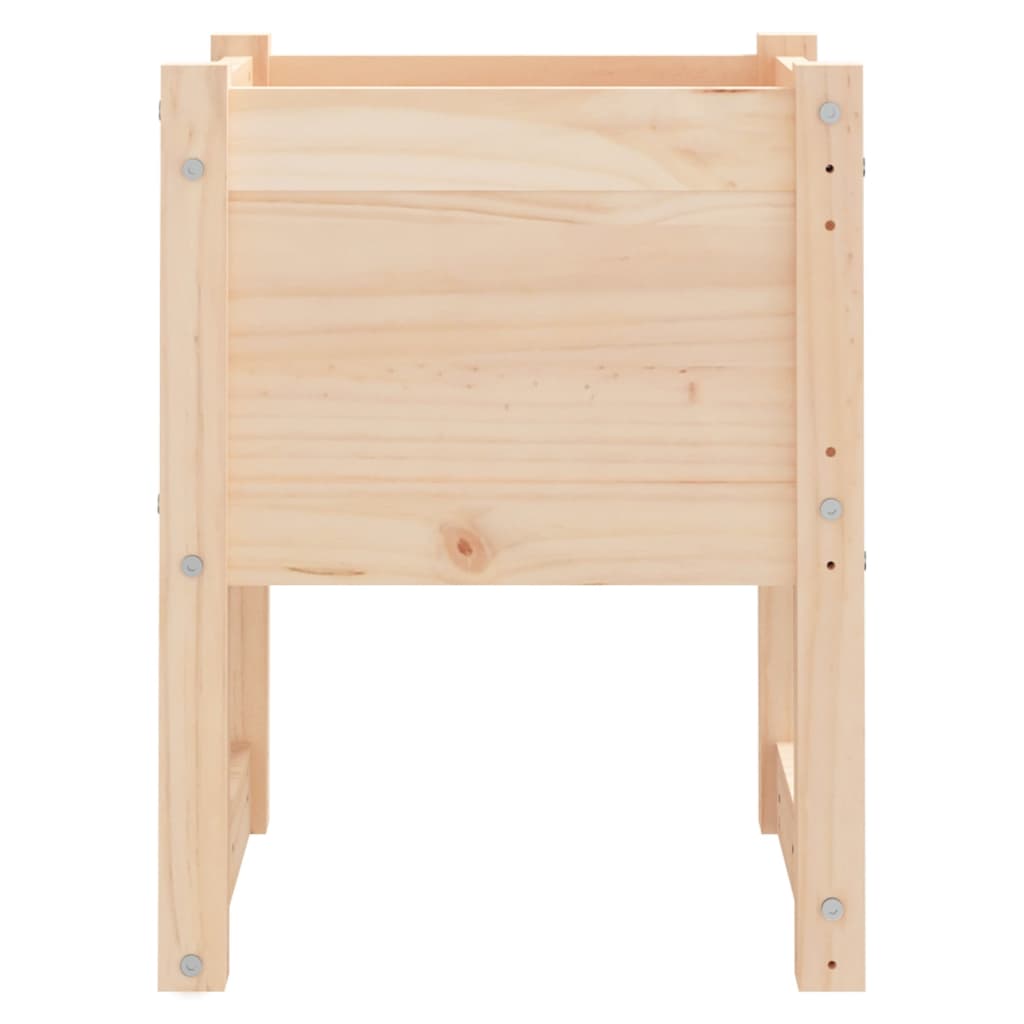 Fioriere 2 pz 40x40x52,5 cm in Legno Massello di Pino 822108