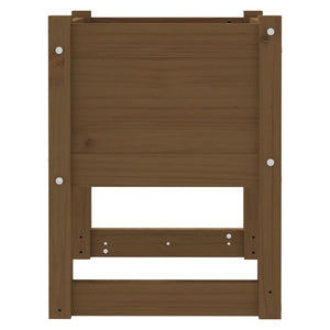 Fioriere 2 pz Miele 40x40x52,5 cm in Legno Massello di Pino 822114