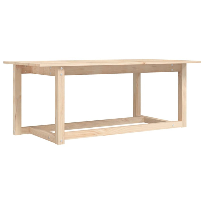 Tavolino da Salotto 110x55x45 cm Legno Massello di Pino cod 11527