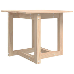 Tavolino da Salotto 50x50x45 cm Legno Massello di Pino cod mxl 17475