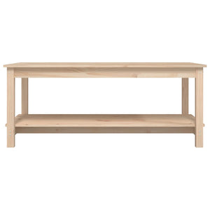 Tavolino da Salotto 110x55x45 cm Legno Massello di Pino cod mxl 16797