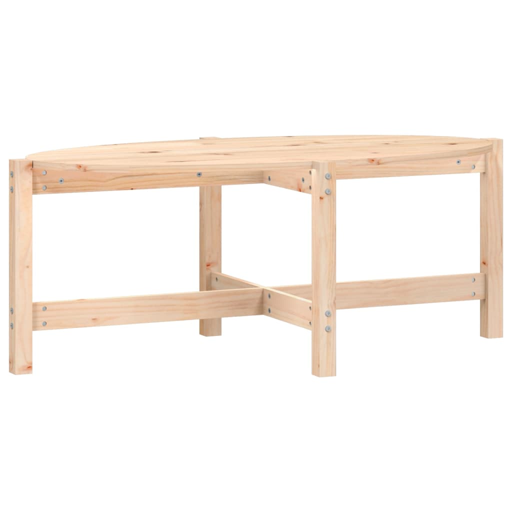 Tavolino da Salotto 118x63x45 cm in Legno Massello di Pino cod mxl 5547