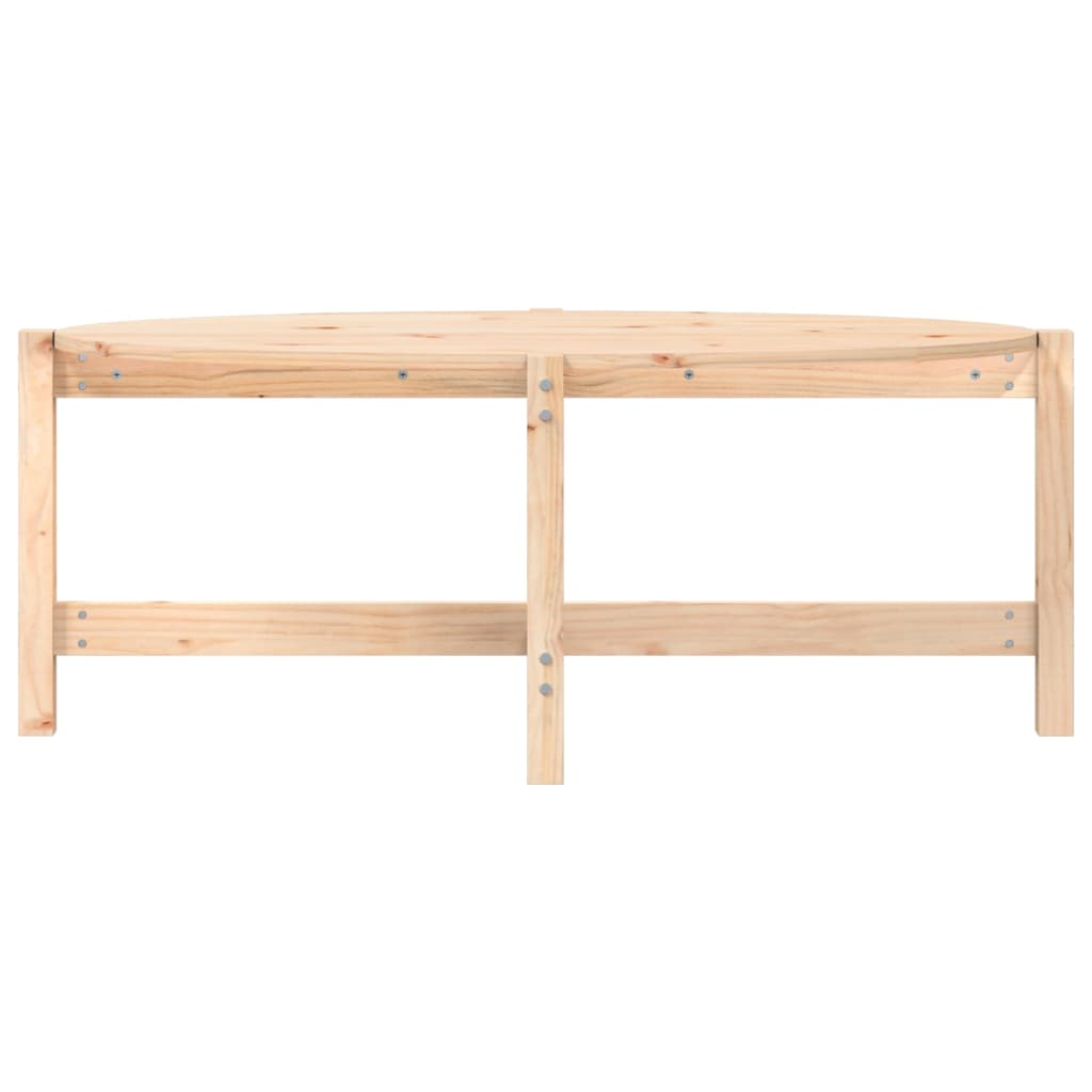 Tavolino da Salotto 118x63x45 cm in Legno Massello di Pino cod mxl 5547