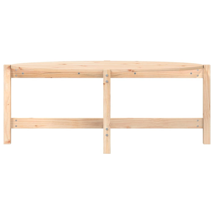 Tavolino da Salotto 118x63x45 cm in Legno Massello di Pino cod mxl 5547