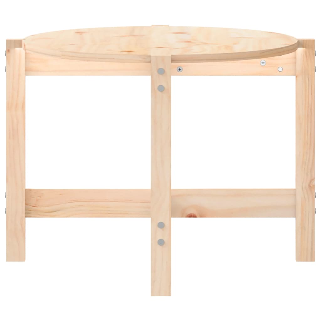 Tavolino da Salotto 118x63x45 cm in Legno Massello di Pino cod mxl 5547