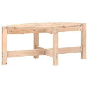 Tavolino da Salotto 87x48x35 cm in Legno Massello di Pino cod mxl 5542