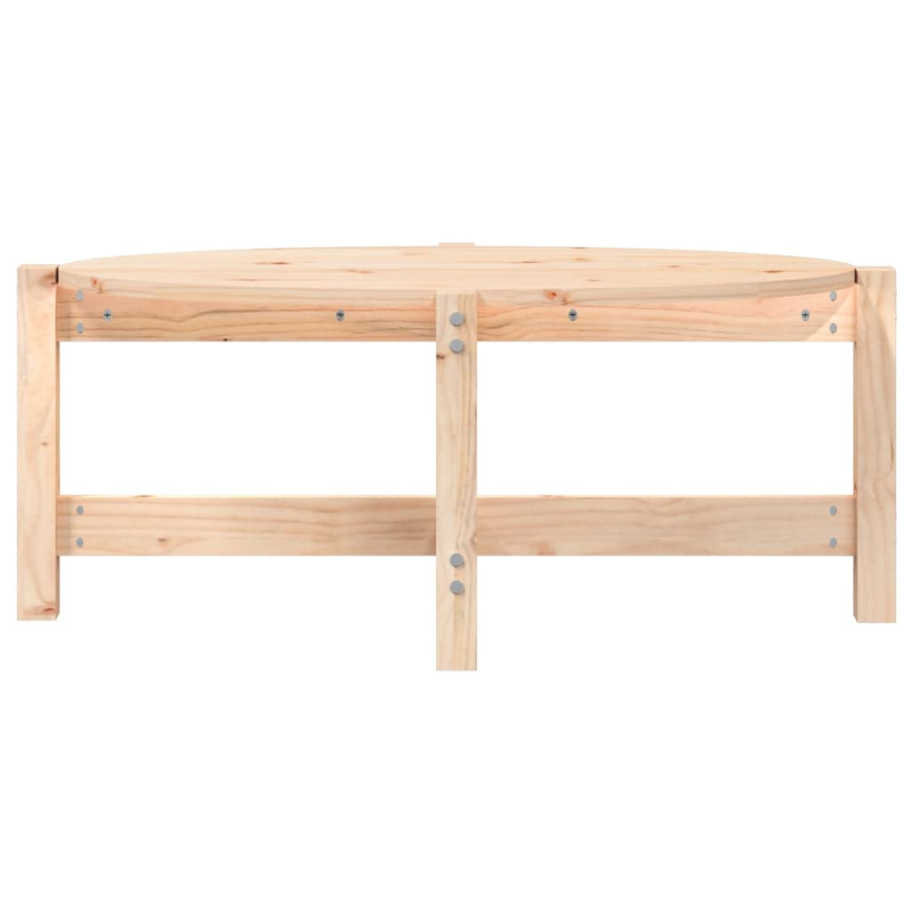 Tavolino da Salotto 87x48x35 cm in Legno Massello di Pino cod mxl 5542