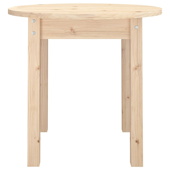 Tavolino da Salotto Ø 45x40 cm in Legno Massello di Pino cod mxl 5622