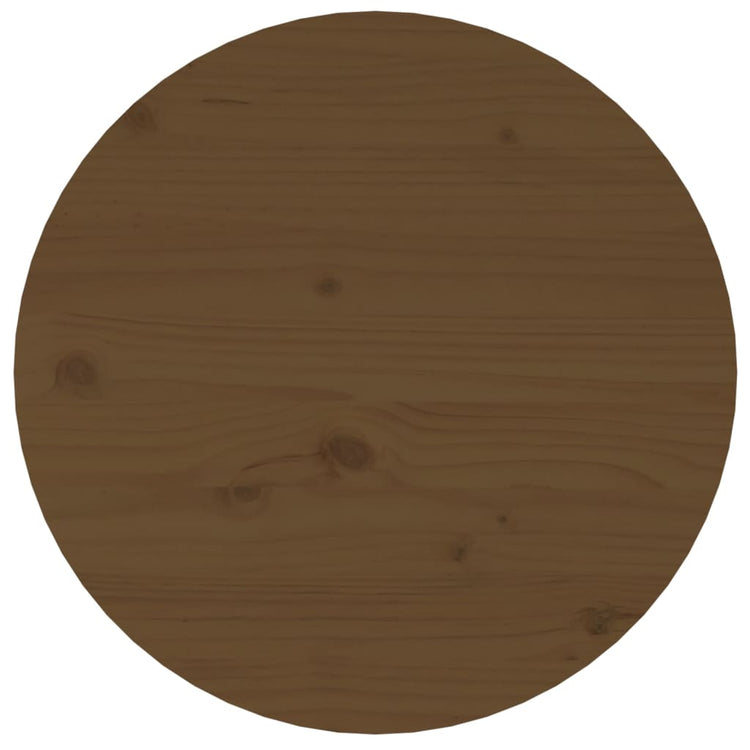 Tavolino da Salotto Miele Ø 45x40 cm in Legno Massello di Pino cod mxl 5618