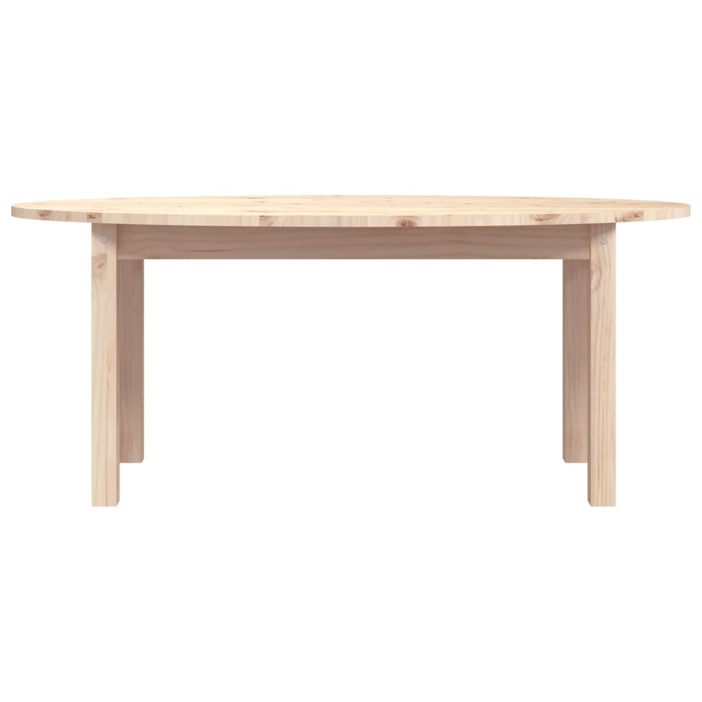 Tavolino da Salotto 110x55x45 cm Legno Massello di Pino cod mxl 5568