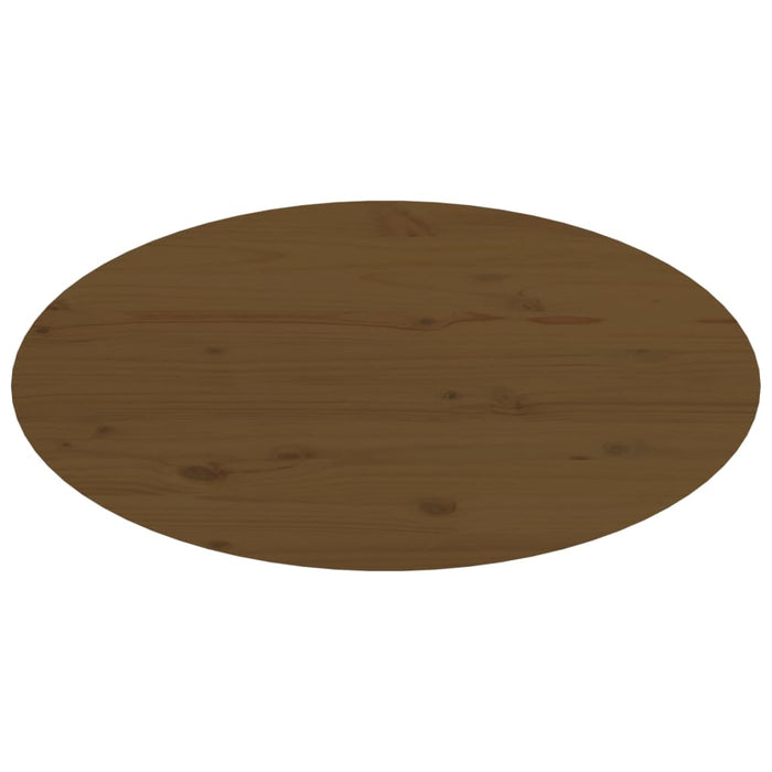 Tavolino da Salotto Miele 80x40x35 cm in Legno Massello di Pino cod mxl 5551